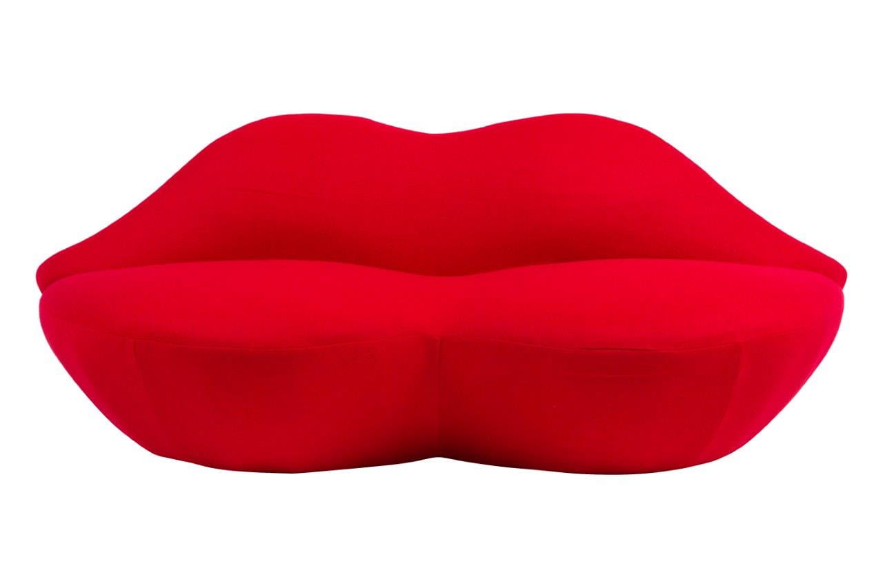 styl pop art sofa usta